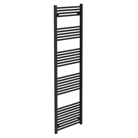 Toreno Black W500 x H1800mm Heated Towel Rail 4 Toreno Black W500 x H1800mm Heated Towel Rail - Image 2