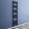 Toreno Black W500 x H1800mm Heated Towel Rail 2 Toreno Black W500 x H1800mm Heated Towel Rail -Cheap Bathroom Heating Store 518 BS n p