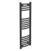 Diamond Curved Heated Towel Rail - W300 x H1000mm - Anthracite 2 Diamond Curved Heated Towel Rail - W300 x H1000mm - Anthracite -Cheap Bathroom Heating Store ACT3X1000 p
