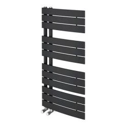 Delta Anthracite Designer Heated Towel Rail 1080 x 550mm -Cheap Bathroom Heating Store ADR55X1080 detail02 460