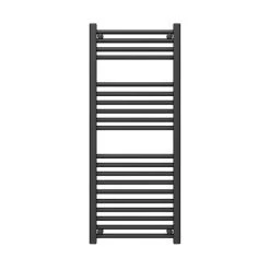 Diamond Heated Towel Rail - W500 x H1200mm - Anthracite -Cheap Bathroom Heating Store AFT5X1200 n d2 460