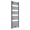 Diamond Heated Towel Rail - W600 x H1800mm - Anthracite - Straight