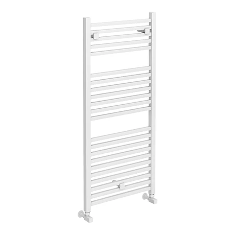 Arezzo Cube Matt White 1100 x 500 Heated Towel Rail 3 Arezzo Cube Matt White 1100 x 500 Heated Towel Rail