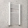 Arezzo Cube Matt White 690 x 500 Heated Towel Rail -Cheap Bathroom Heating Store AZ85MWSQ p