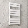 Arezzo Matt White 840 x 500mm Heated Towel Rail -Cheap Bathroom Heating Store AZMW849 p