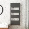 Arezzo Anthracite 1200 x 500 Designer Panel Radiator with Towel Rails