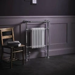 Bayswater Clifford Heated Towel Rail Radiator 965 x 673mm 9 Bayswater Clifford Heated Towel Rail Radiator 965 x 673mm -Cheap Bathroom Heating Store BAYR001 D3 460