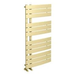 Arezzo Brushed Brass Designer Heated Towel Rail 1080 x 550mm -Cheap Bathroom Heating Store BBDR55X1080 d2 460