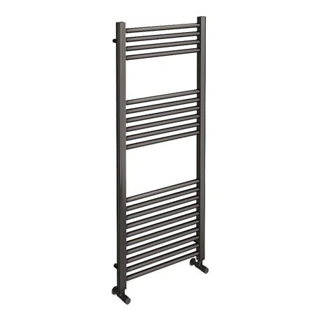 Brooklyn 1200 x 500mm Black Nickel Straight Heated Towel Rail 4 Brooklyn 1200 x 500mm Black Nickel Straight Heated Towel Rail - Image 2