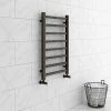 Brooklyn Square 800 x 500mm Black Nickel Heated Towel Rail 1 Brooklyn Square 800 x 500mm Black Nickel Heated Towel Rail -Cheap Bathroom Heating Store BN850TR np