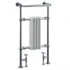 Burlington Bloomsbury Radiator and Angled Valves -Cheap Bathroom Heating Store BUR BLOOM VALV p