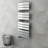 Delta Chrome Designer Heated Towel Rail 1080 x 550mm -Cheap Bathroom Heating Store CDR55X1080 prod