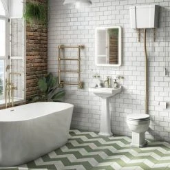 Chatsworth Traditional 498 x 748 Brushed Brass Wall Mounted Heated Towel Rail 7 Chatsworth Traditional 498 x 748 Brushed Brass Wall Mounted Heated Towel Rail -Cheap Bathroom Heating Store CHTBB18 d4 460