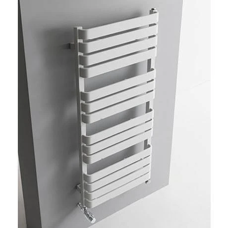 Crosswater Celeste Towel Rail - 500 x 1100mm - Soft White Matte 4 Crosswater Celeste Towel Rail - 500 x 1100mm - Soft White Matte - Image 2