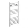 Diamond Heated Towel Rail - W400mm x H800mm - Chrome - Straight 1 Diamond Heated Towel Rail - W400mm x H800mm - Chrome - Straight -Cheap Bathroom Heating Store COL003 P1