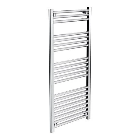Diamond Heated Towel Rail - W500 x H1200mm - Chrome - Straight 3 Diamond Heated Towel Rail - W500 x H1200mm - Chrome - Straight - Image 2