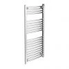 Diamond Curved Heated Towel Rail - W500 x H1200mm - Chrome 1 Diamond Curved Heated Towel Rail - W500 x H1200mm - Chrome -Cheap Bathroom Heating Store COL016 Diamond Curved Heated Towel Rail