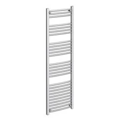 Diamond Curved Heated Towel Rail - W500 x H1600mm - Chrome -Cheap Bathroom Heating Store COL017 d1 460