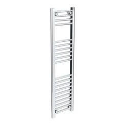 Diamond Heated Towel Rail - W300 x H1200mm - Chrome - Straight -Cheap Bathroom Heating Store COL021 D3 460