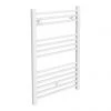 Diamond Heated Towel Rail - W500 x H800mm - White - Straight -Cheap Bathroom Heating Store COL029 P1