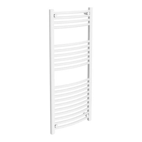 Diamond Curved Heated Towel Rail - W500 x H1200mm - White 4 Diamond Curved Heated Towel Rail - W500 x H1200mm - White - Image 2