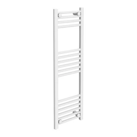 Diamond Heated Towel Rail - W300 x H1000mm - White - Straight 3 Diamond Heated Towel Rail - W300 x H1000mm - White - Straight