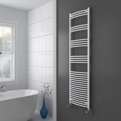Cheap Bathroom Heating Store -Cheap Bathroom Heating Store COL065 white heated towel rail 460