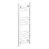 Diamond Curved Heated Towel Rail - W300 x H800mm - White 1 Diamond Curved Heated Towel Rail - W300 x H800mm - White -Cheap Bathroom Heating Store COL075 P1