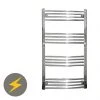 Reina Capo H1200 x W500mm Chrome Curved Electric Towel Rail -Cheap Bathroom Heating Store CPS0840CC P 4