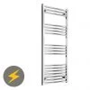 Reina Capo H1000 x W400mm Chrome Flat Electric Towel Rail 1 Reina Capo H1000 x W400mm Chrome Flat Electric Towel Rail -Cheap Bathroom Heating Store CPS0840CS P 3