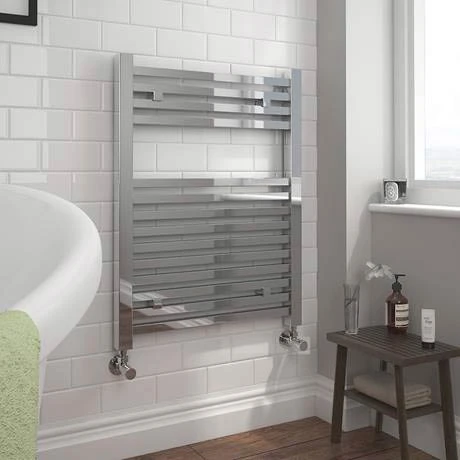Cube Heated Towel Rail - Chrome (600 x 690mm) 4 Cube Heated Towel Rail - Chrome (600 x 690mm) - Image 2