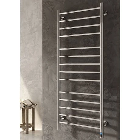 Reina Arnage H1200 x W500mm Dry Electric Heated Towel Rail 4 Reina Arnage H1200 x W500mm Dry Electric Heated Towel Rail - Image 2