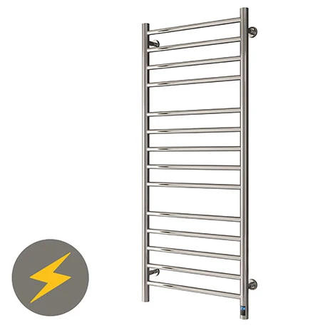 Reina Arnage H1200 x W500mm Dry Electric Heated Towel Rail 3 Reina Arnage H1200 x W500mm Dry Electric Heated Towel Rail