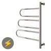 Reina Orne H760 x W580mm Dry Electric Swivel Heated Towel Rail -Cheap Bathroom Heating Store DE ORN7555P P