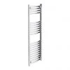 Diamond Curved Heated Towel Rail - W300 x H1200mm - Chrome -Cheap Bathroom Heating Store Diamond Curved Heated Towel Rail W300 x H1200mm Chrome n prod