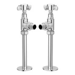 Chatsworth Savoy Traditional Towel Rail (incl. Valves + Electric Heating Kit) -Cheap Bathroom Heating Store ERD01 PK d4 460