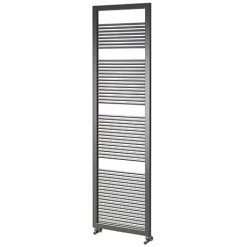 Asquiths Mineral Anthracite H1800 x W500mm Round Tube Vertical Radiator - HEA3104