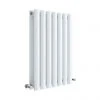 Hudson Reed Revive 600 x 412mm Horizontal Double Panel Radiator - Gloss White - HL337D -Cheap Bathroom Heating Store HL337D P