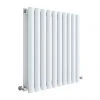 Hudson Reed Revive 600 x 586mm Horizontal Double Panel Radiator - Gloss White - HL338D -Cheap Bathroom Heating Store HL338D P