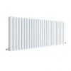 Hudson Reed Revive 600 x 1572mm Horizontal Double Panel Radiator - Gloss White - HL342D -Cheap Bathroom Heating Store HL342D P
