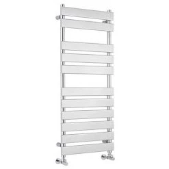 Hudson Reed Piazza 11 Bar Heated Towel Rail 1200 x 500mm - Chrome - HL396