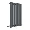Hudson Reed Revive 600 x 412mm Horizontal Single Panel Radiator - Anthracite - HLA37 -Cheap Bathroom Heating Store HLA37 P