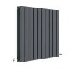Hudson Reed Sloane 600 x 586mm Horizontal Double Panel Radiator - Anthracite - HLA55D -Cheap Bathroom Heating Store HLA55D P
