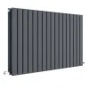 Hudson Reed Sloane 600 x 992mm Horizontal Double Panel Radiator - Anthracite - HLA56D