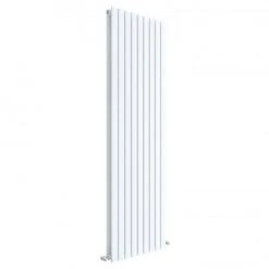 Hudson Reed Sloane 1800 x 528mm Vertical Double Panel Radiator - Satin White - HLW47D