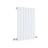 Hudson Reed Sloane 600 x 412mm Horizontal Single Panel Radiator - Satin White - HLW54 -Cheap Bathroom Heating Store HLW54 P