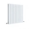 Hudson Reed Sloane 600 x 586mm Horizontal Double Panel Radiator - Satin White - HLW55D -Cheap Bathroom Heating Store HLW55D P