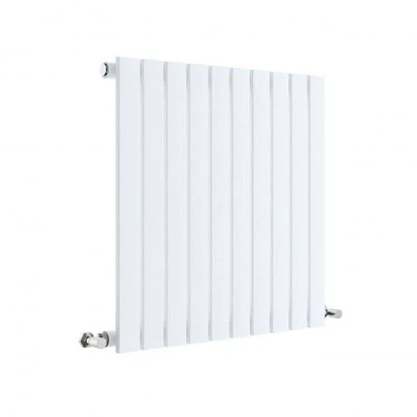 Hudson Reed Sloane 600 x 586mm Horizontal Single Panel Radiator - Satin White - HLW55 3 Hudson Reed Sloane 600 x 586mm Horizontal Single Panel Radiator - Satin White - HLW55