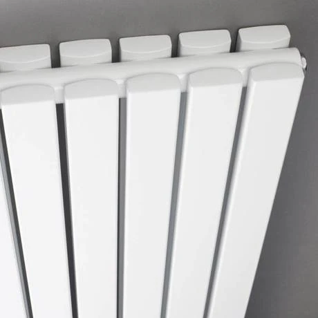 Hudson Reed Sloane 600 x 412mm Horizontal Double Panel Radiator - Satin White - HLW54D 4 Hudson Reed Sloane 600 x 412mm Horizontal Double Panel Radiator - Satin White - HLW54D - Image 2