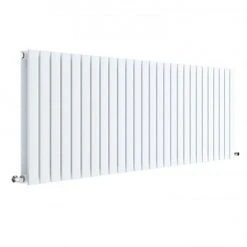 Hudson Reed Sloane 600 x 1572mm Horizontal Double Panel Radiator - Satin White - HLW60D